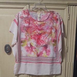 Chico's Women's Multicolor Floral Blouse